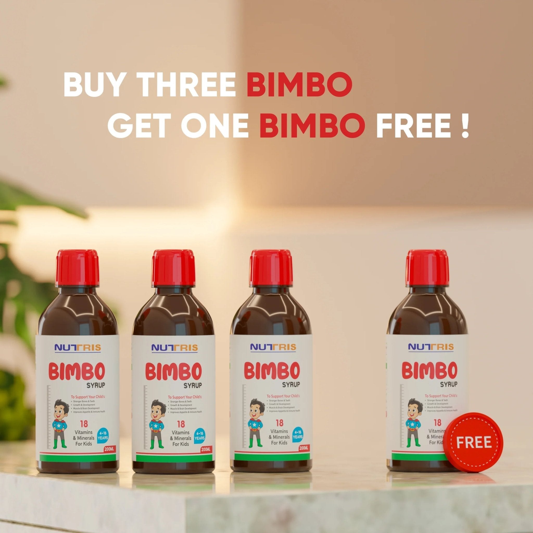 BUY 3 Bimbo, GET 1 FREE