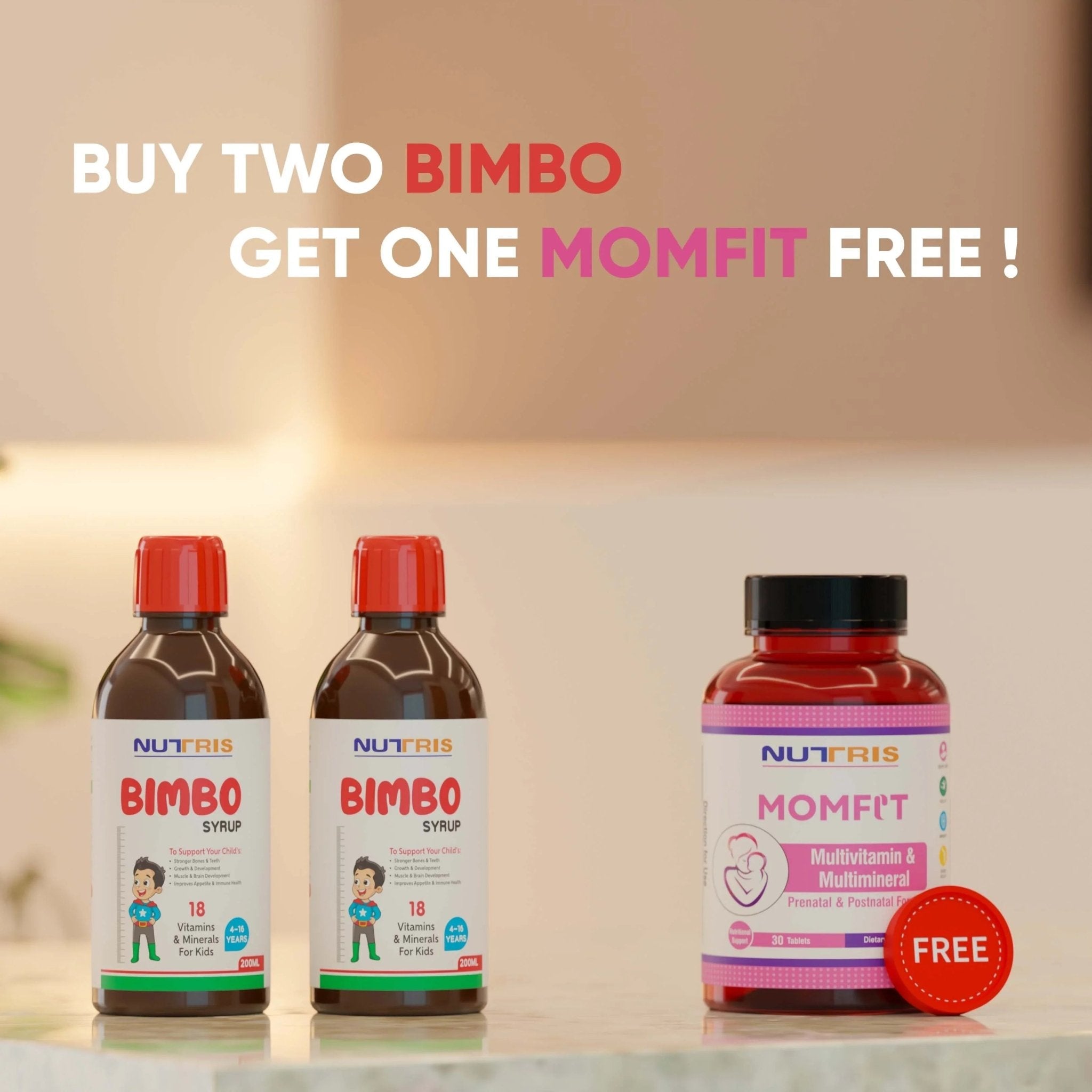 BUY 2 BIMBO, GET 1 MOMFIT FREE