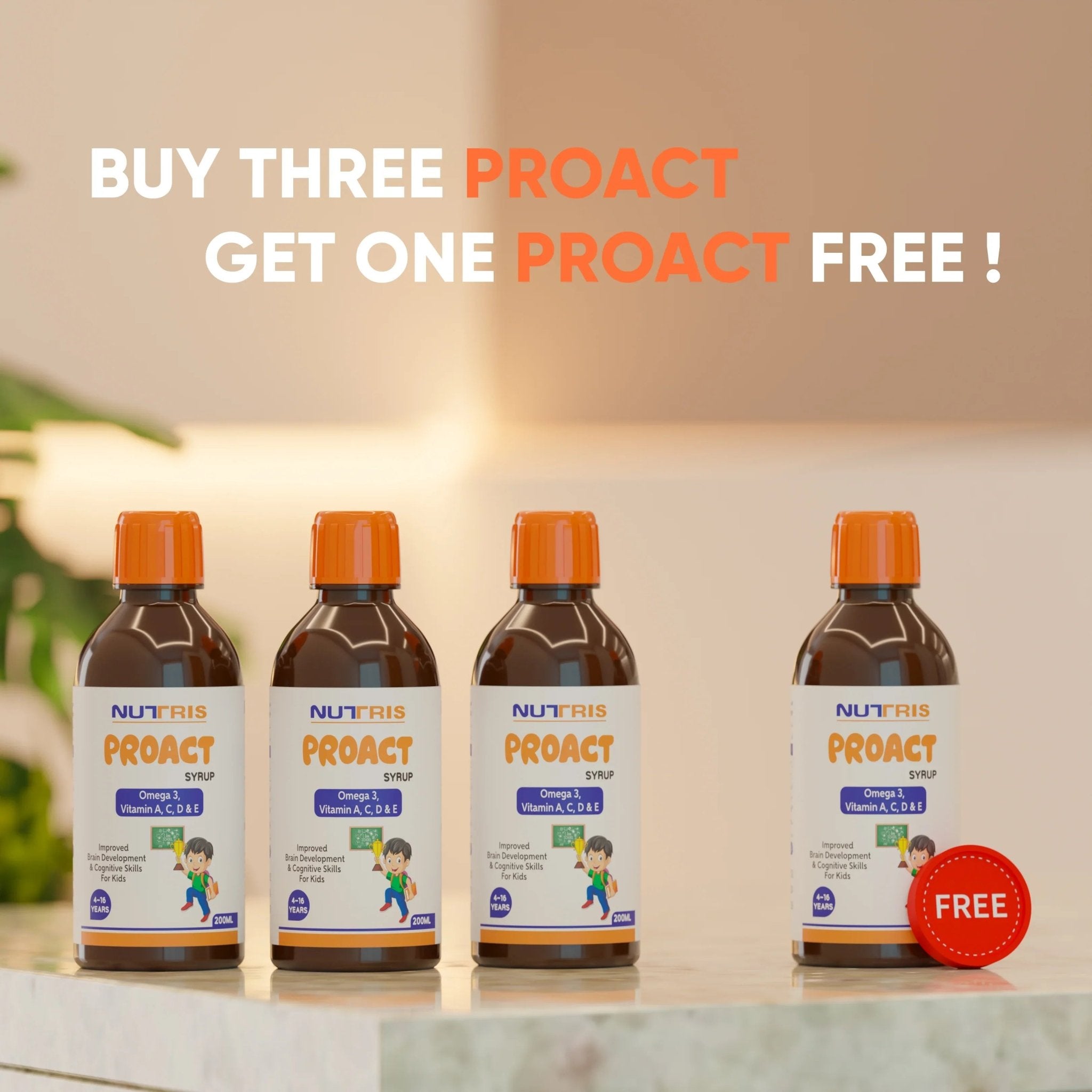 BUY 3 PROACT, GET 1 FREE