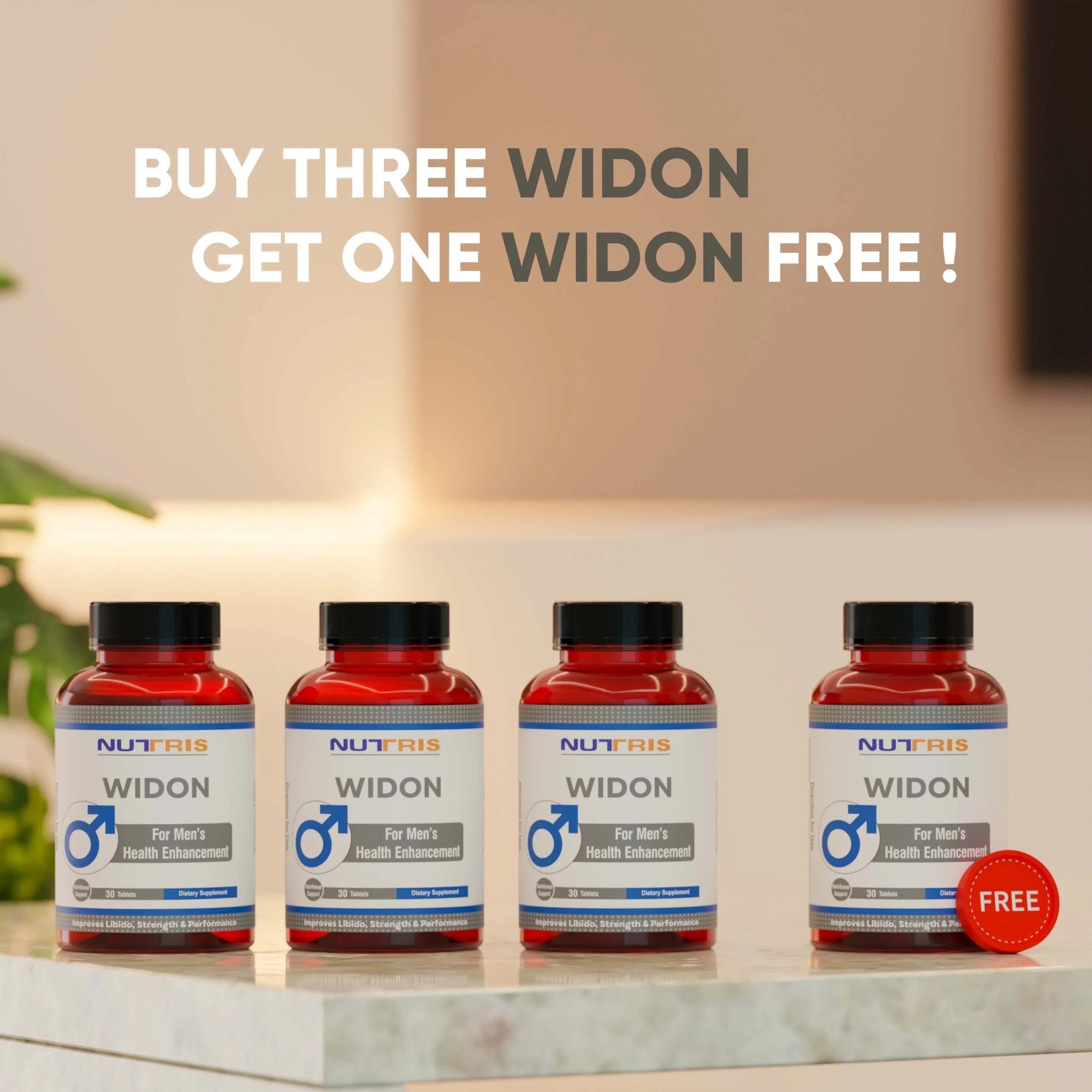 BUY 3 WIDON, GET 1 WIDON FREE