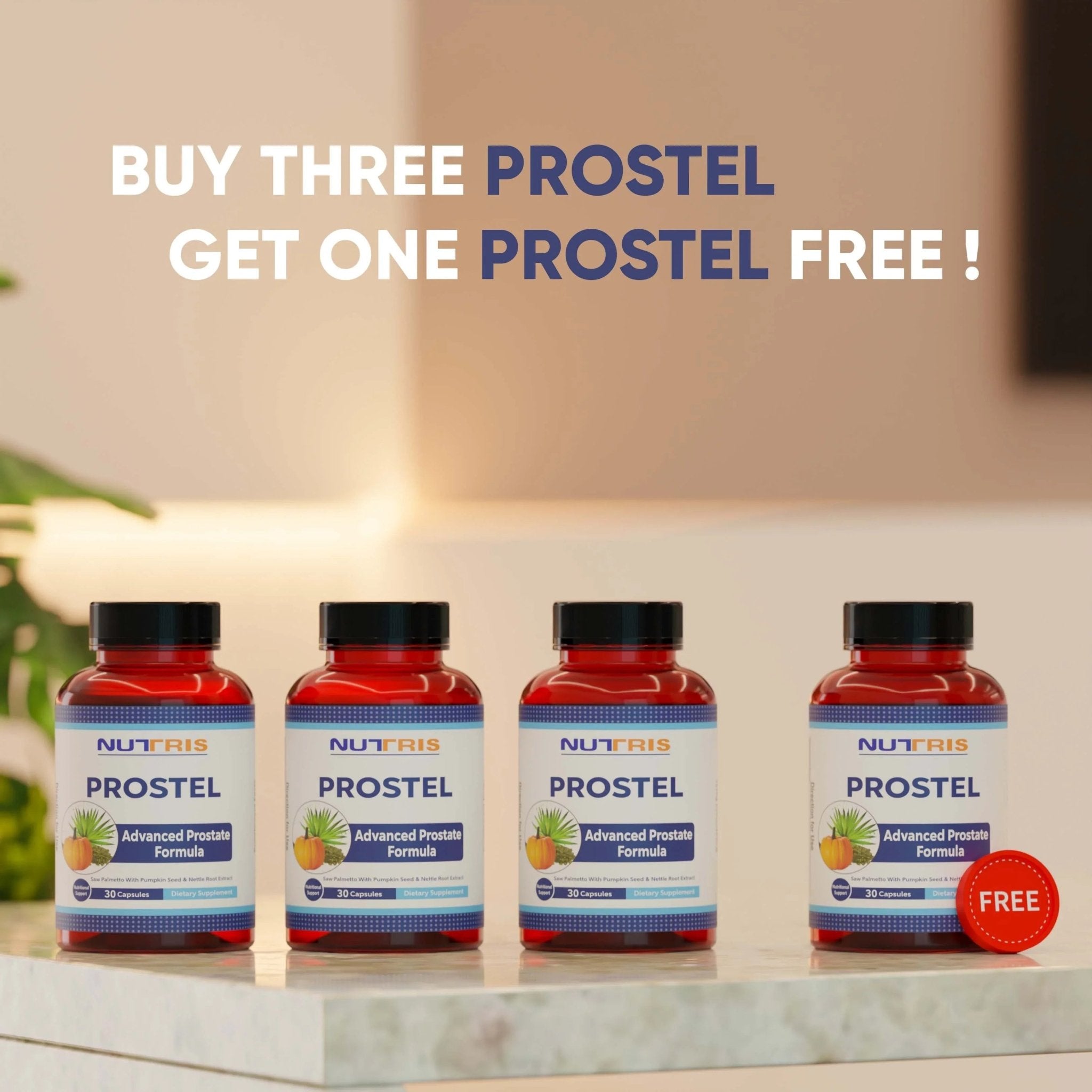 BUY 3 PROSTEL, GET 1 FREE